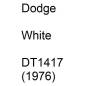 Preview: Dodge, White, DT1417 (1976).